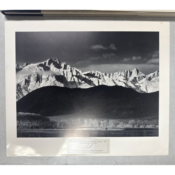 Ansel Adams Lot Winter Sunrise 1944 Print and Images 1923-1974 Book - Picture 6 of 15